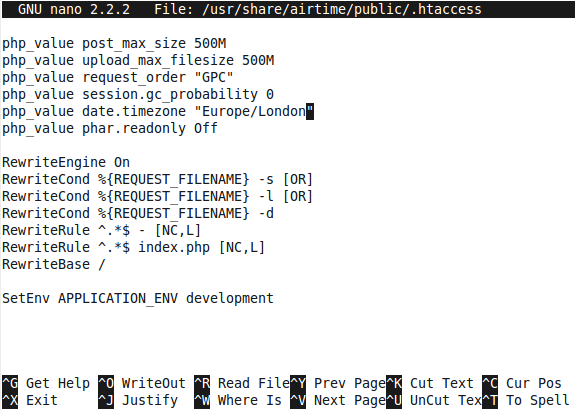 Aumentar limite em MB (Megabytes) de envio de arquivos (upload) em um servidor web (Apache) por meio do mod_rewrite