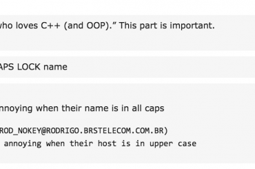 Saudades do IRC (meu nickname era ROD_NOKEY ou rnk)… Um simples bate-papo com meu amigo Aix